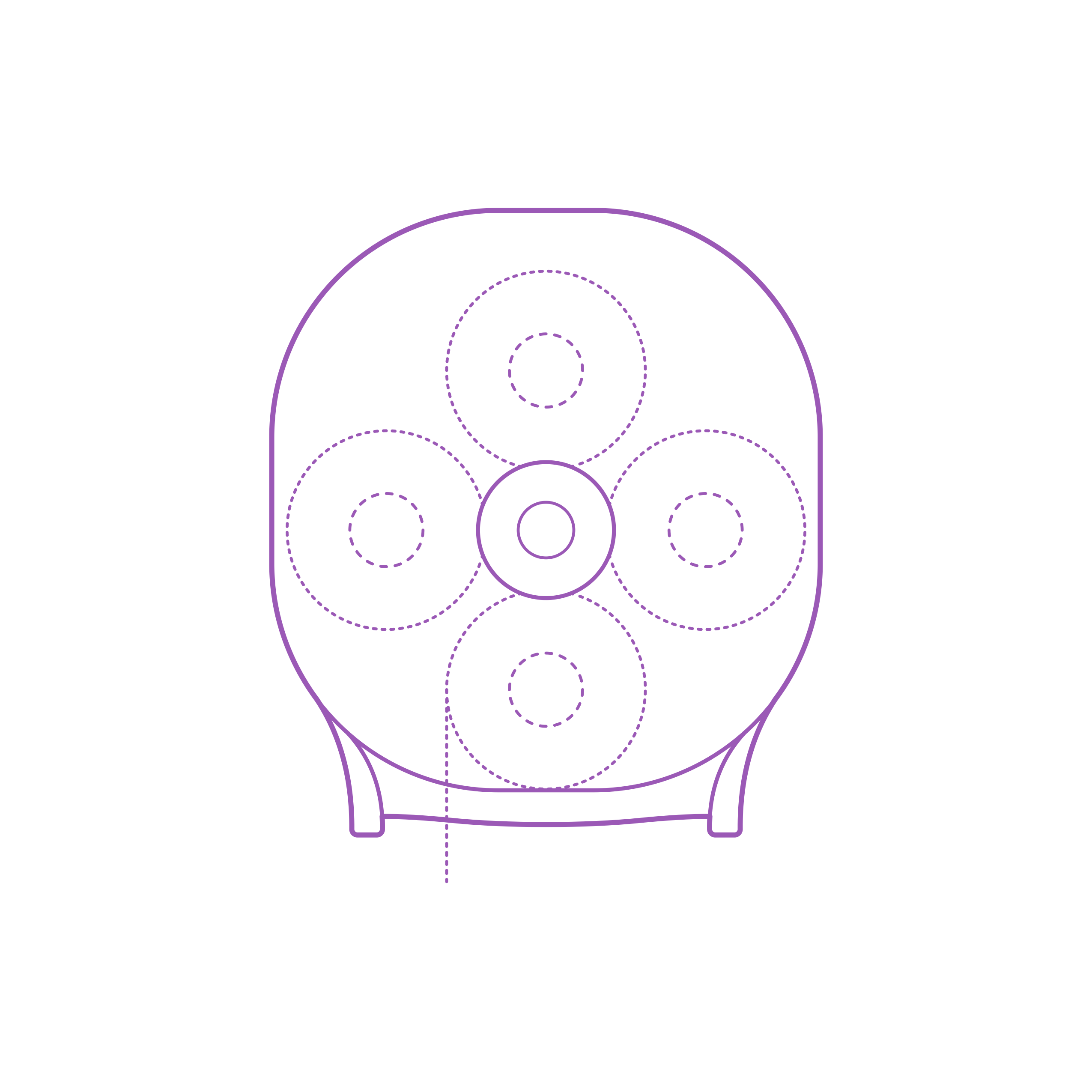 Fixtures Bathroom Dispenser Palmer Fixture 4 Roll Carousel Tissue Dispenser Outline Svg File Free Vectors